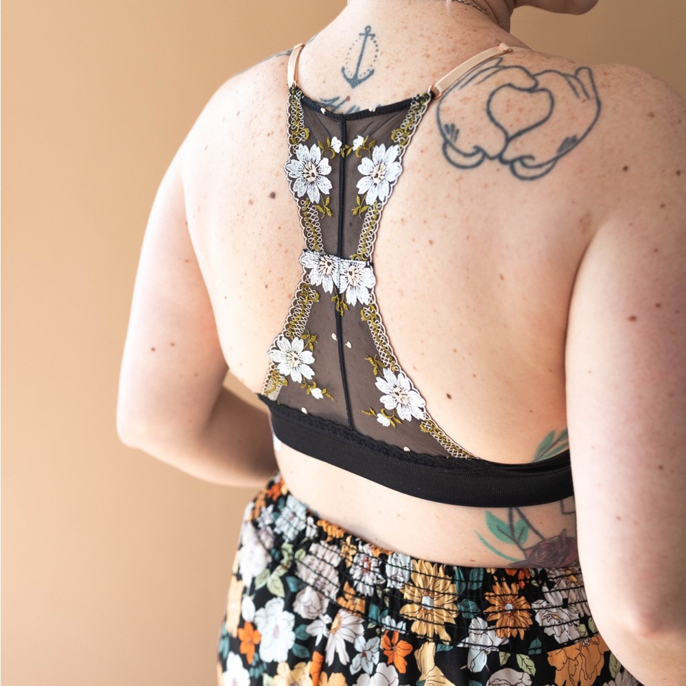 Flower bralette